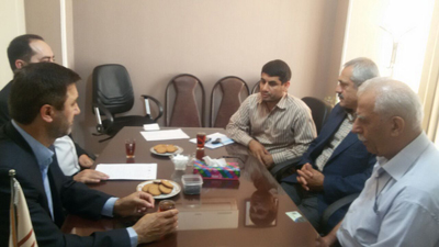 دیدارمدیر کل کار و رفاه اجتماعی استان مازندران با رئیس و هیئت رئیسه سازمان نظام کاردانی ساختمان مازندران